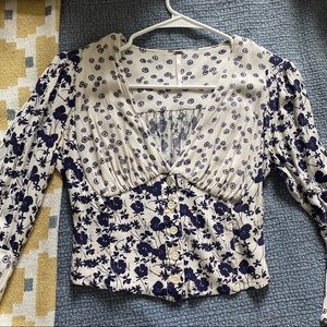 Free People boho crop